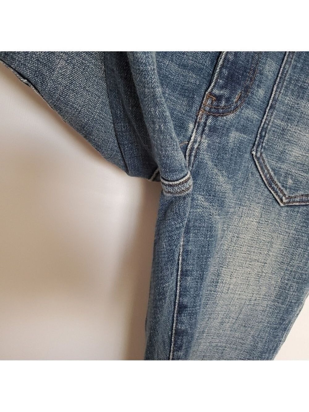 ONE X ONE TEASPOON HIGH WAIST FREEBIRD II SKINNEY JEAN DISTRESS BUSTED KNEES 25 - Picture 5 of 16